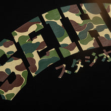 SEIHA STUDIOS – T-Shirt Oversize Noir / Camo Vert スタジオ
