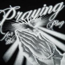 SEIHA STUDIOS – T-Shirt Oversize "Praying for the Plug" (Black)