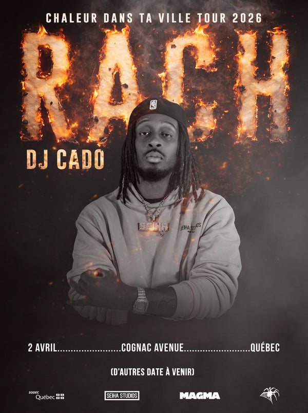 Rach - en spectacle 2 avril a Québec