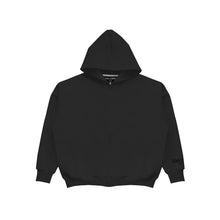 Oversized Zip Hoodie - Black