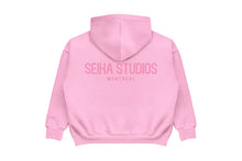 Oversized Zip Hoodie - Light Pink